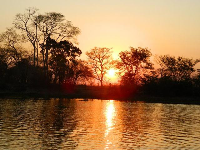 Por do Sol no Pantanal
